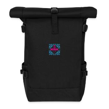 INFIRMIÈRE Aide-soignante - Sac à dos roll top - noir - Devant
