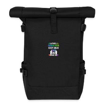 Niveau SENIOR HIGH garder son calme et jouer - Sac à dos roll top - noir - Devant