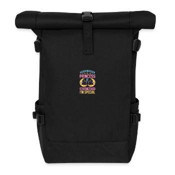 La sirène licorne n’a pas d’importance. Je suis spécial - Sac à dos roll top - noir - Devant