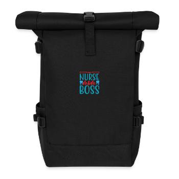 NURSE Nurse - Roll Top Backpack - black - Front