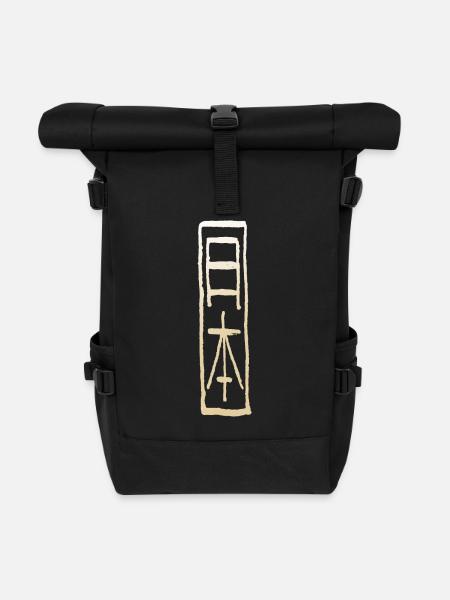 Japan - Rolltop Rucksack - Schwarz