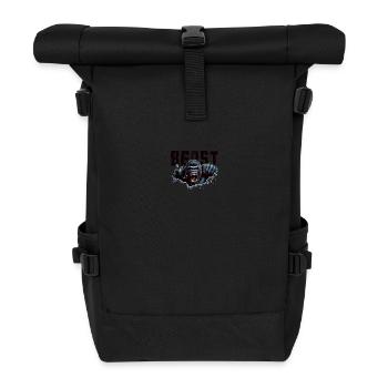 Gorilla Beast - Roll Top Backpack - black - Front