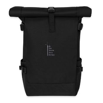Latin avec épée - Si Vis Pacem Para Bellum - Sac à dos roll top - noir - Devant