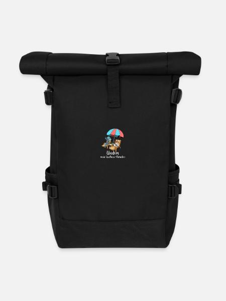 Wellness-Paradies Insel Usedom - Rolltop Rucksack - Schwarz