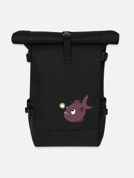 Frogfish - Roll Top Backpack - black