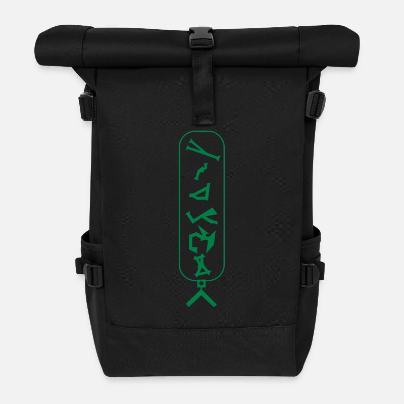 coverstone stargate - Roll Top Backpack - black