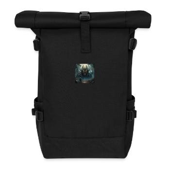Forest Demon - Roll Top Backpack - black - Front