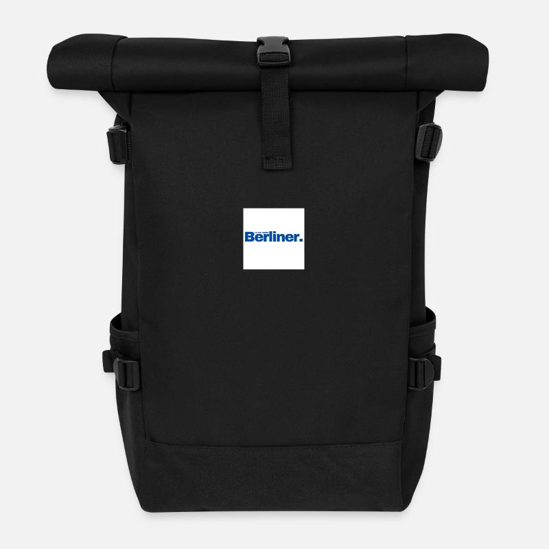 Always a Berliner. - Roll Top Backpack - black