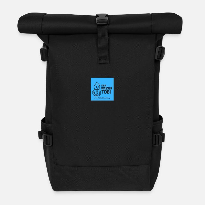 der Wasser Tobi - Rolltop Rucksack - Schwarz