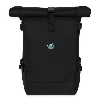 Étoile filante avec ciel extraterrestre - Sac à dos roll top - noir - Devant