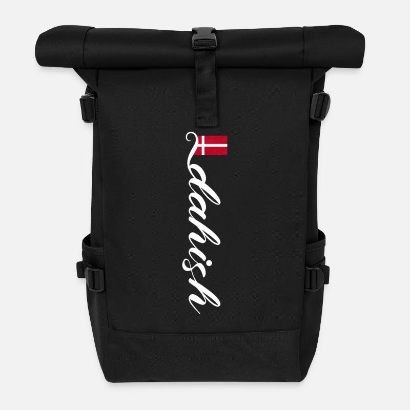 Dänemark - Rolltop Rucksack - Schwarz