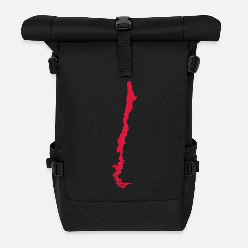 chile - Rolltop Rucksack - Schwarz