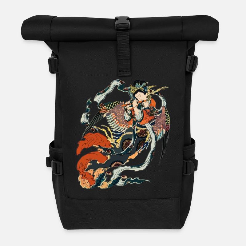 Karyōbinga - Rolltop Rucksack - Schwarz