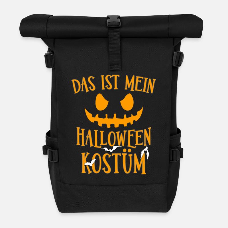 Das ist mein Halloween Kostüm - Rolltop Rucksack - Schwarz