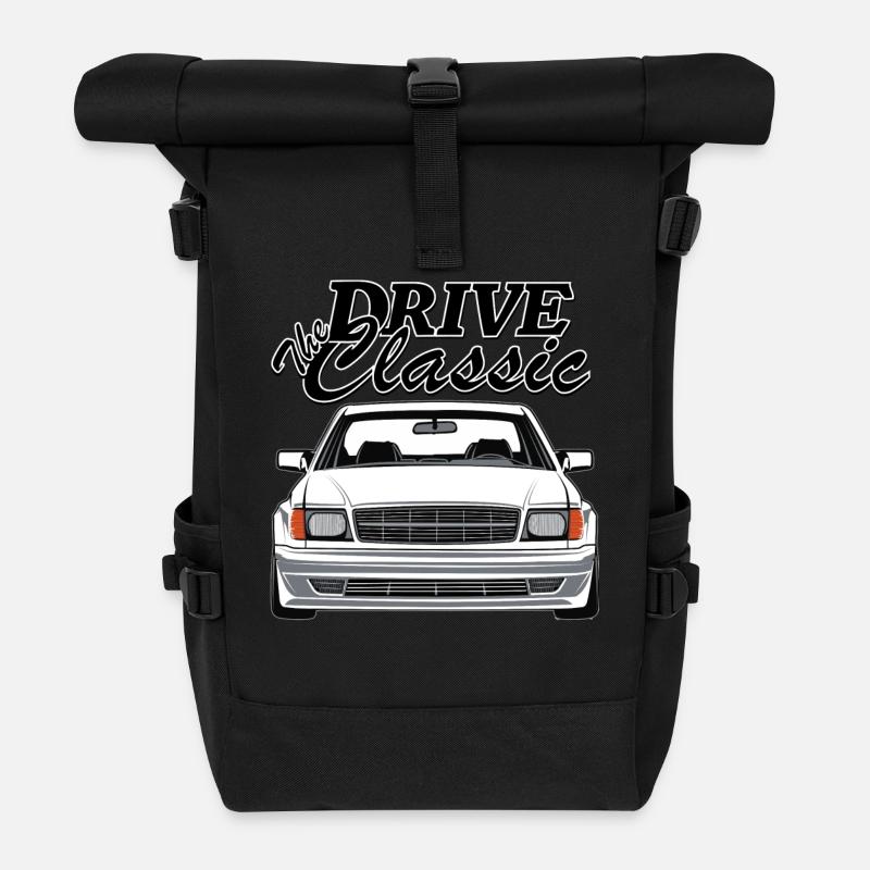 W126 drive the classic - Rolltop Rucksack - Schwarz