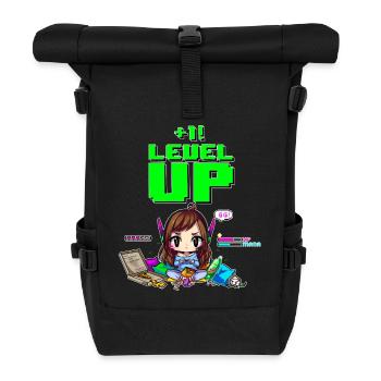 dva level up - Sac à dos roll top - noir - Devant