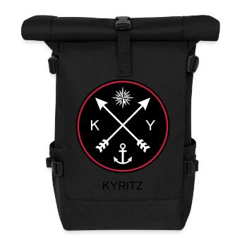 Ville hanséatique Kyritz au hochet - Sac à dos roll top - noir - Devant