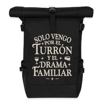 Nougat et drame familial - Sac à dos roll top - noir - Devant