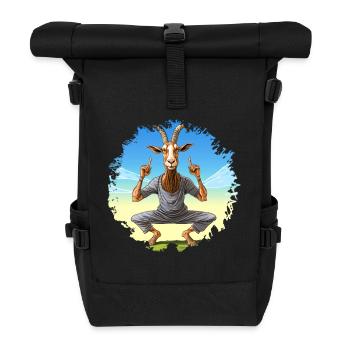 Yogi Steinbock - Rolltop Rucksack - Schwarz - Vorne