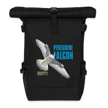 Faucon pèlerin - Sac à dos roll top - noir - Devant