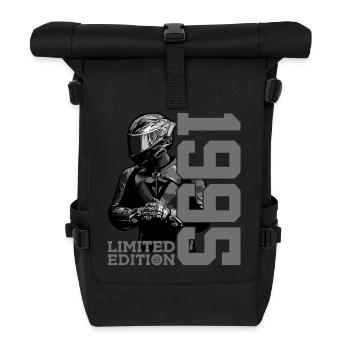 LIMITED EDITION 1995 MOTORCYCLE 31ST BIRTHDAY - Roll Top Backpack - black - Front