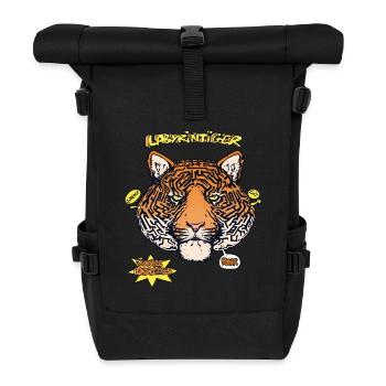 Labyrinthigre - Rolltop Rucksack - Schwarz - Vorne