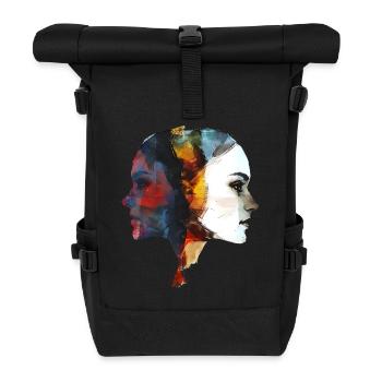 The dark side as part of the personality - Roll Top Backpack - black - Front