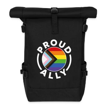 Proud Ally - Roll Top Backpack - black - Front