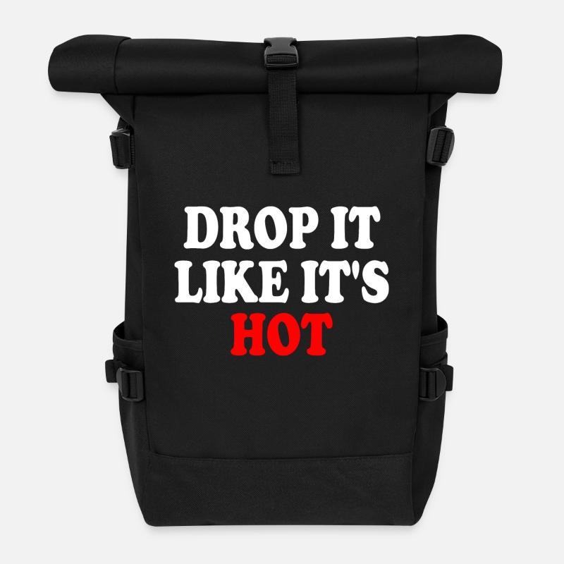 drop it like its hot - Sac à dos roll top - noir