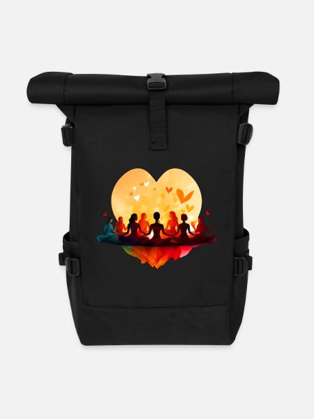 Tantra Yoga Liebe - Rolltop Rucksack - Schwarz