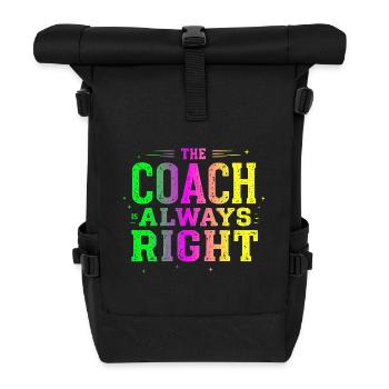 Meilleur entraîneur de tennis - Sac à dos roll top - noir - Devant
