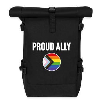Proud Ally - Roll Top Backpack - black - Front