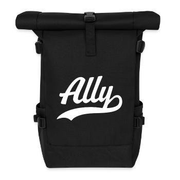 Ally - Roll Top Backpack - black - Front
