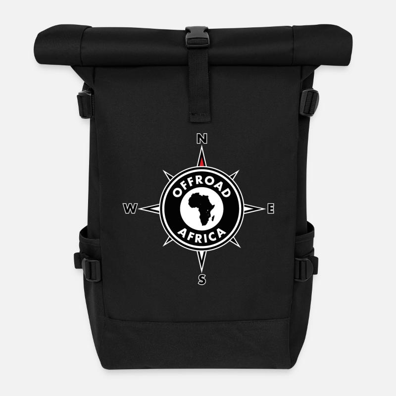Offroad Compass Afrika - Rolltop Rucksack - Schwarz