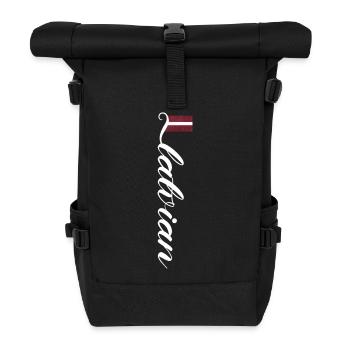Lithuania - Roll Top Backpack - black - Front