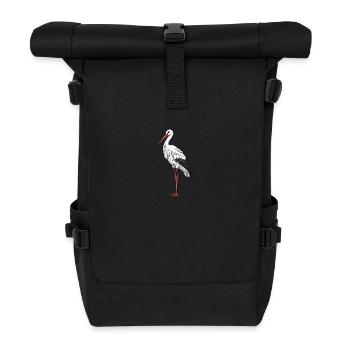 Storch - Rolltop Rucksack - Schwarz - Vorne