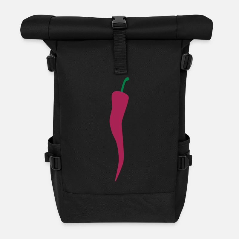 Chilli - Rolltop Rucksack - Schwarz