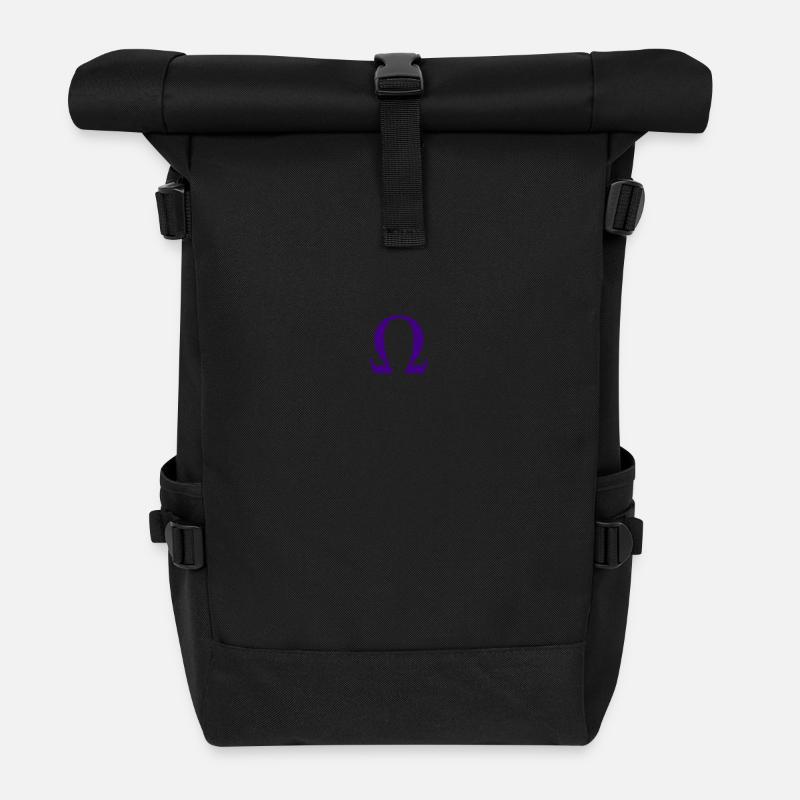 Omega - Rolltop Rucksack - Schwarz