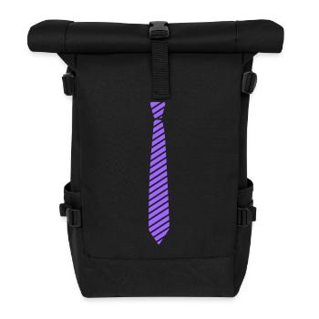Tie - Roll Top Backpack - black - Front