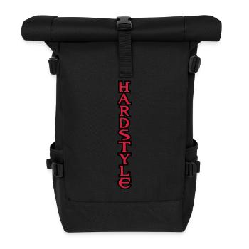 Hardstyle__V036 - Roll Top Backpack - black - Front