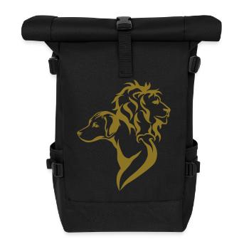 Golden Ridgeback - Rolltop Rucksack - Schwarz - Vorne