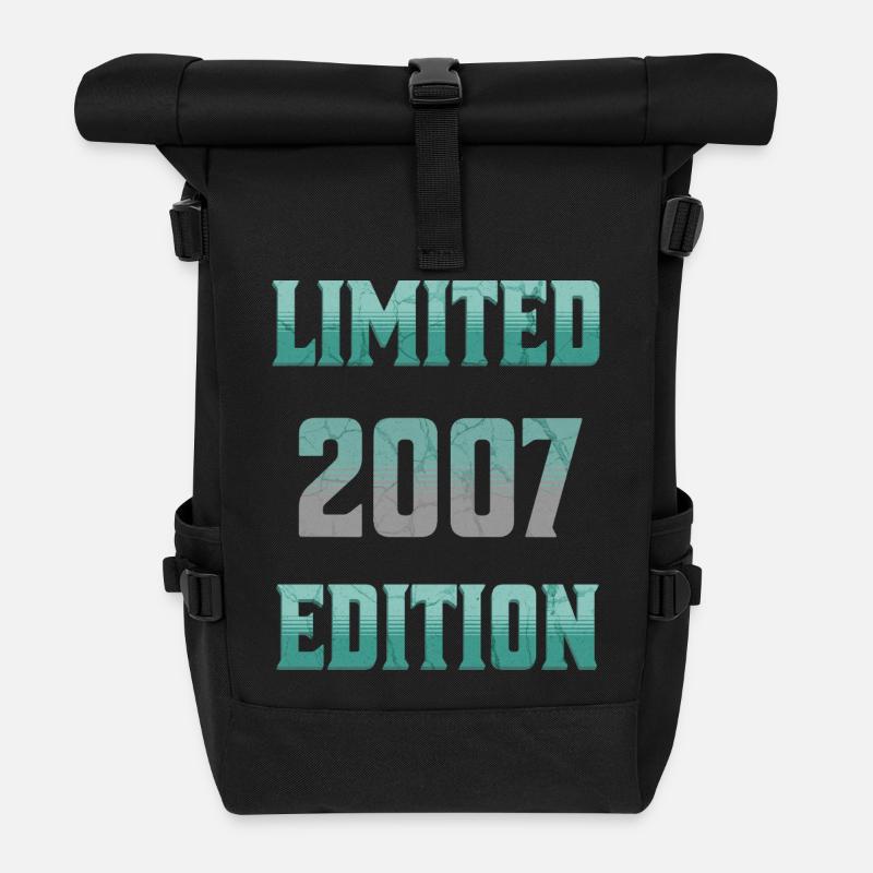 Limitierte Edition 2007  - Rolltop Rucksack - Schwarz