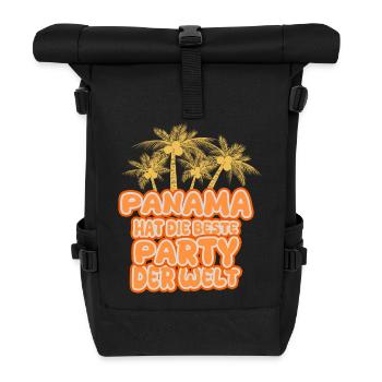Panama - Rolltop Rucksack - Schwarz - Vorne