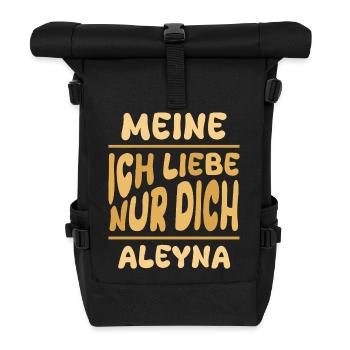 Liebe Aleyna - Rolltop Rucksack - Schwarz - Vorne