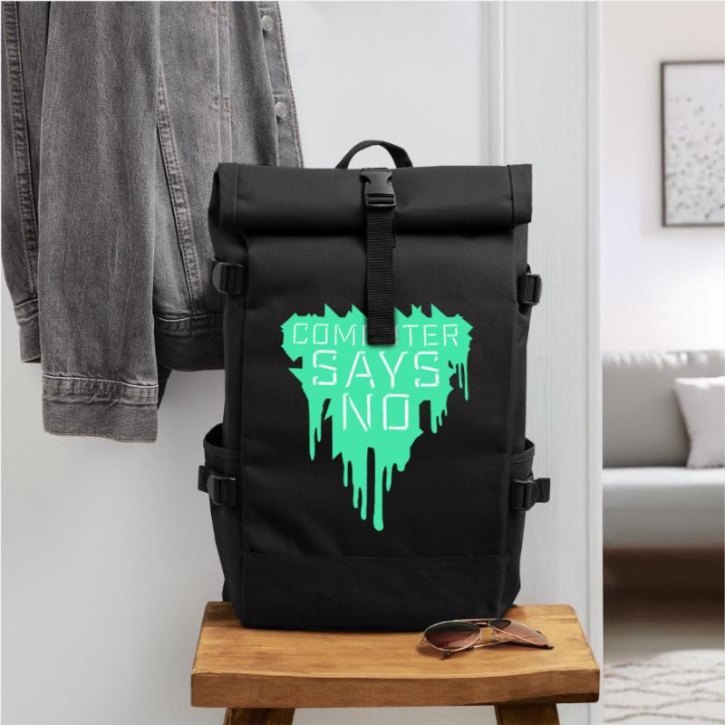 Computer Says No Lustig Programmierer Nerd Technik Rolltop Rucksack