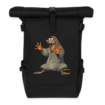 Yogi Maulwurf - Rolltop Rucksack - Schwarz - Vorne