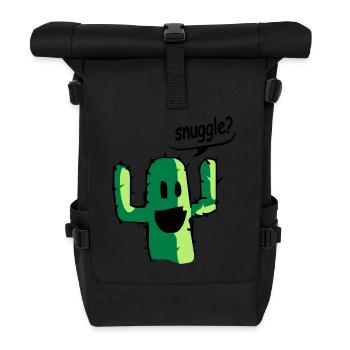 snuggle - Roll Top Backpack - black - Front