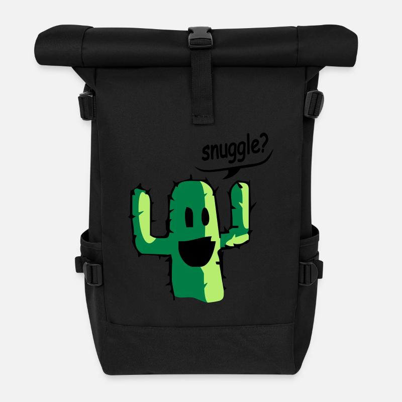 snuggle - Rolltop Rucksack - Schwarz