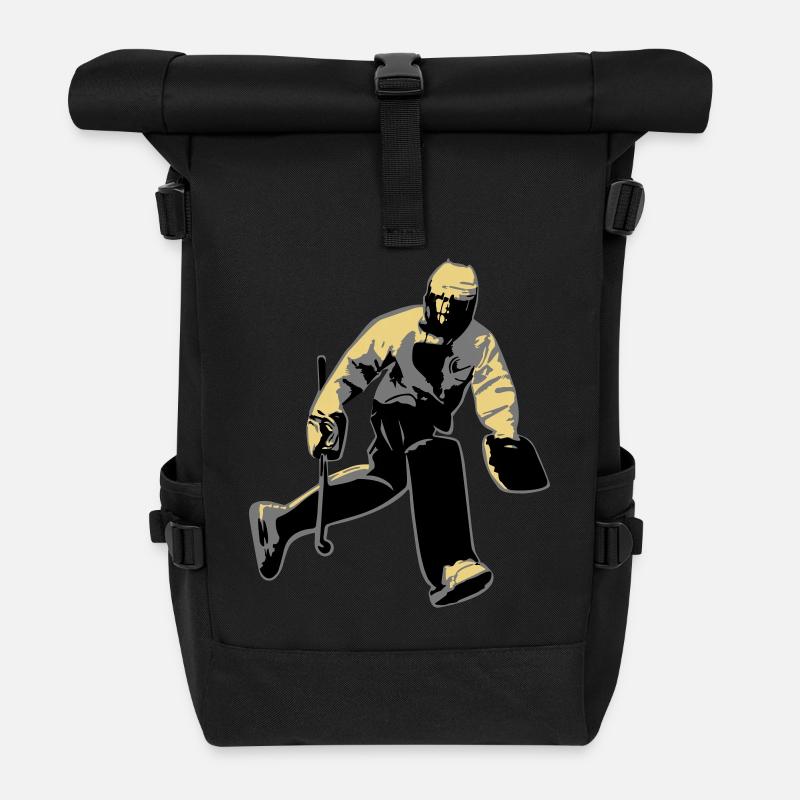 goalkeeper - Roll Top Backpack - black