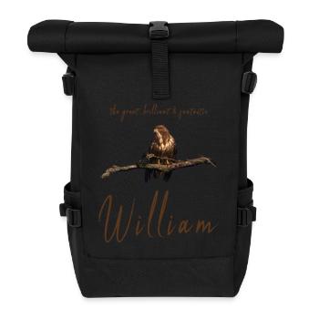 William Willi Birthday William - Roll Top Backpack - black - Front